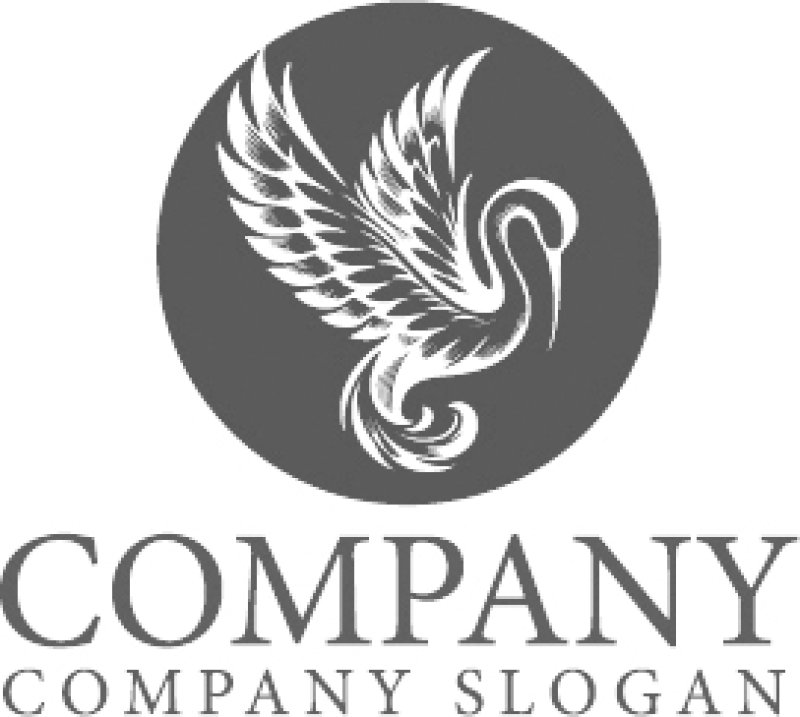 画像6: 鳥・輪・羽ばたき・ロゴ・マークデザイン581 (6)