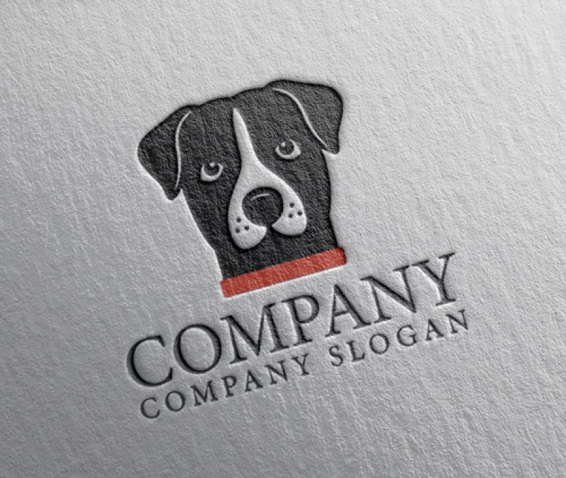 画像2: 犬・首輪・ロゴ・マークデザイン582 (2)