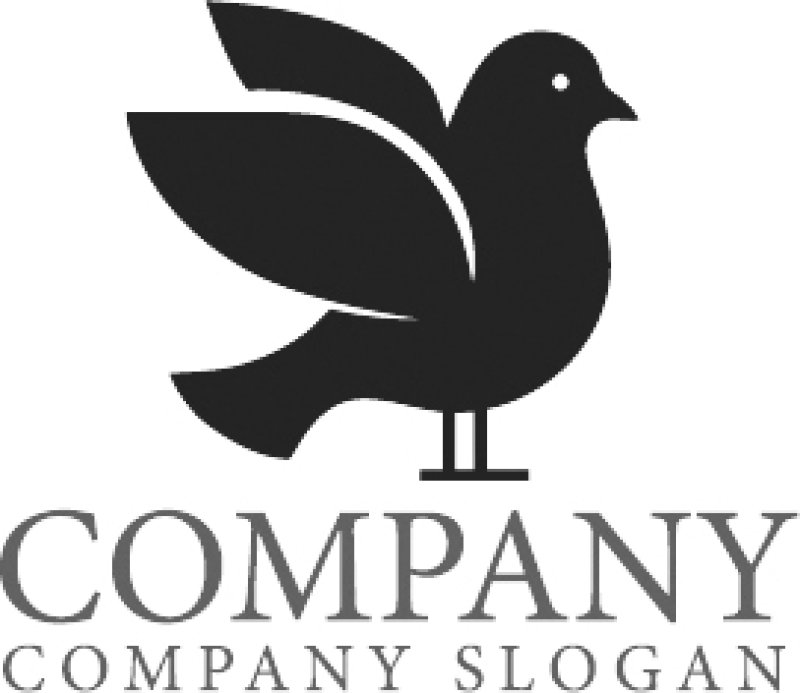 画像6: 鳥・鳩・羽・ロゴ・マークデザイン583 (6)