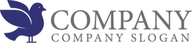 画像7: 鳥・鳩・羽・ロゴ・マークデザイン583 (7)