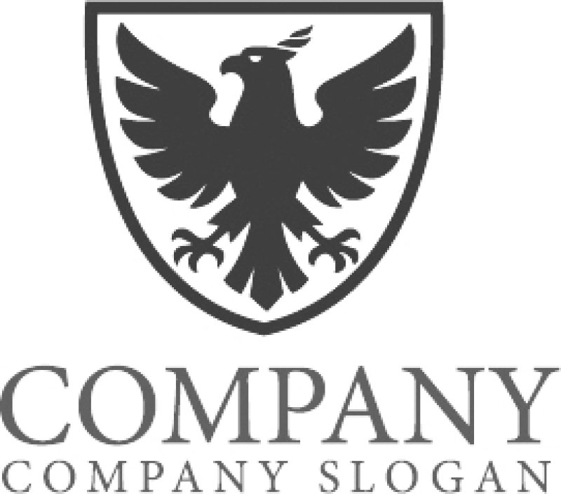 画像6: 鷹・紋章・エンブレム・ロゴ・マークデザイン585 (6)