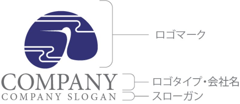 画像10: 鳥・鶴・雲・風・和風・ロゴ・マークデザイン592 (10)
