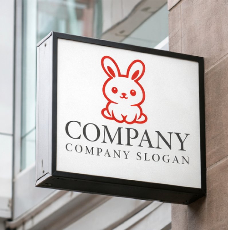 画像5: うさぎ・耳・かわいい・キャラ・ロゴ・マークデザイン597 (5)