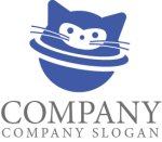 画像1: 猫・宇宙・惑星・ロゴ・マークデザイン599 (1)