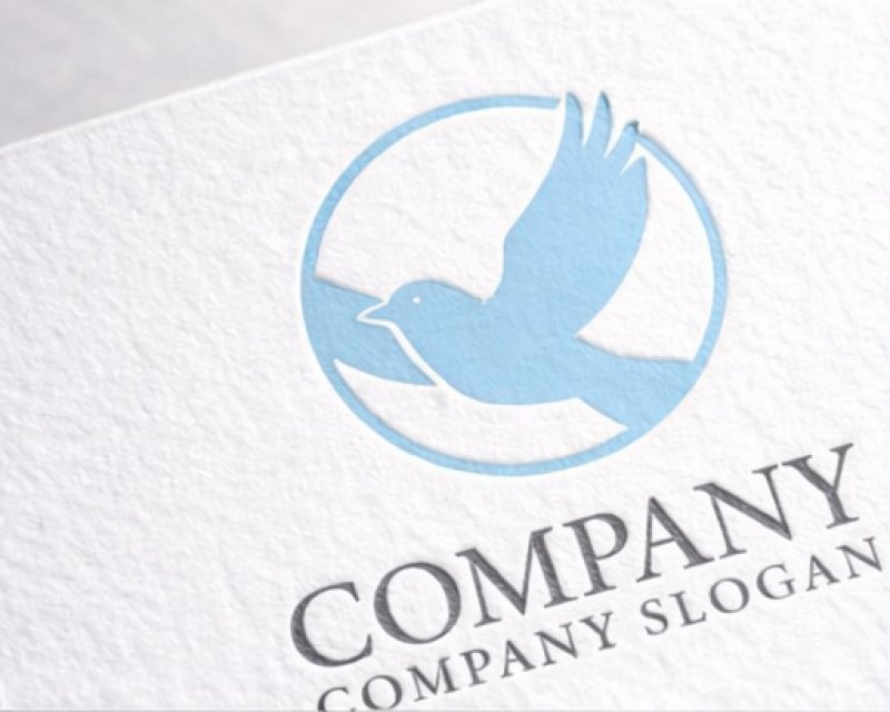 画像2: 鳥・鳩・輪・ロゴ・マークデザイン600 (2)
