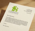 画像3: 猫・家・グリーン・ロゴ・マークデザイン603 (3)