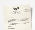 画像3: 猫・手紙・封筒・ロゴ・マークデザイン605 (3)