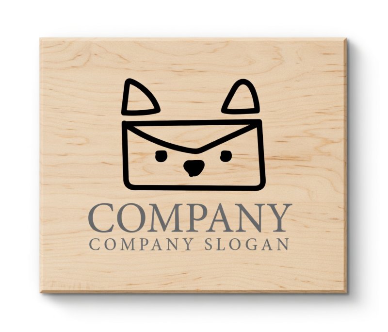 画像5: 猫・手紙・封筒・ロゴ・マークデザイン605 (5)