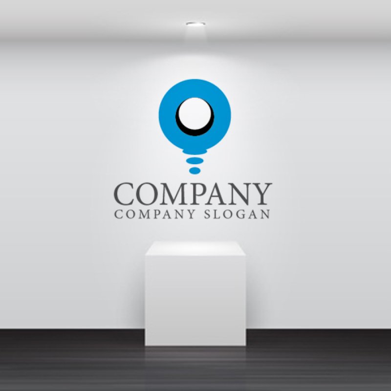 画像2: 電気・電球・輪・アイデア・ロゴ・マークデザイン114 (2)