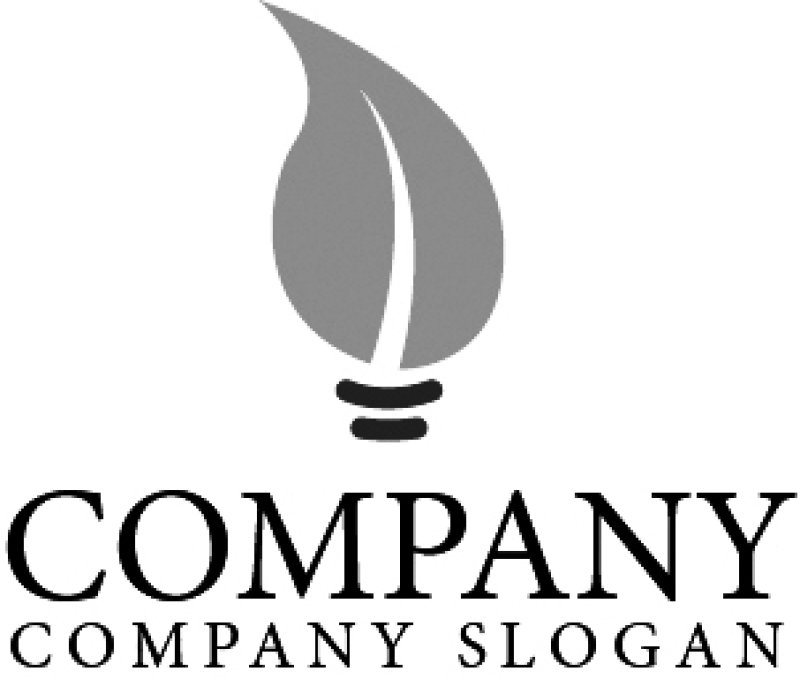 画像4: 電球・葉・ロゴ・マークデザイン128 (4)