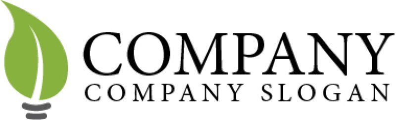 画像5: 電球・葉・ロゴ・マークデザイン128 (5)