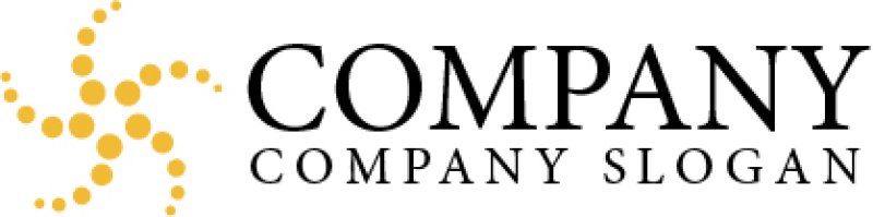 画像5: 電気・星・ヒトデ・回転・ロゴ・マークデザイン136 (5)