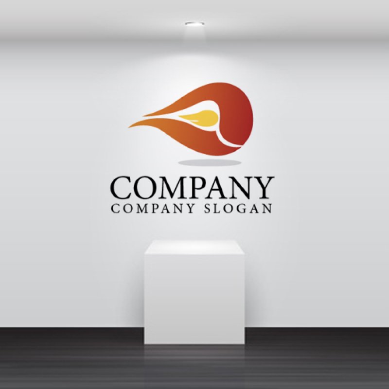 画像2: 炎・噴射・前進・ロゴ・マークデザイン141 (2)