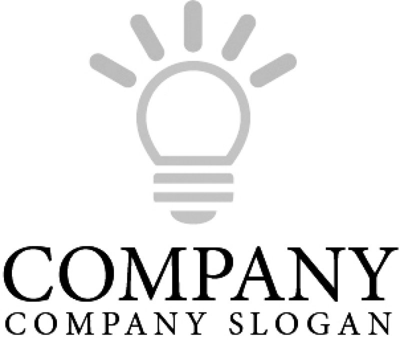 画像4: 電球・LED・光・ロゴ・マークデザイン148 (4)