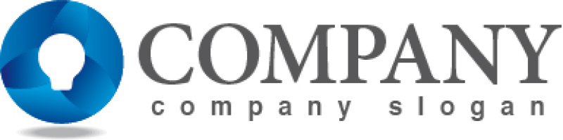 画像5: 電球・輪・グラデーション・ロゴ・マークデザイン162 (5)