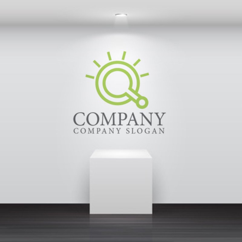 画像4: Q・電球・太陽・ロゴ・マークデザイン182 (4)