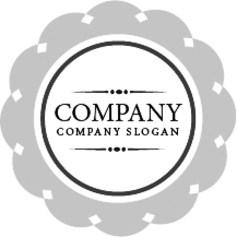 画像4: 花・エンブレム・ロゴ・マークデザイン021 (4)