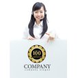 画像3: anniversary・記念・100周年・コイン・ロゴ・マークデザイン026