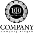 画像4: anniversary・記念・100周年・コイン・ロゴ・マークデザイン026