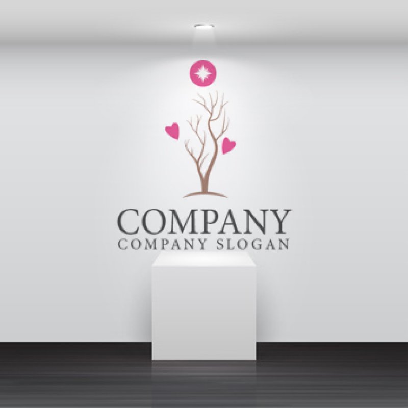 画像2: 木・星・ハート・ロゴ・マークデザイン037 (2)