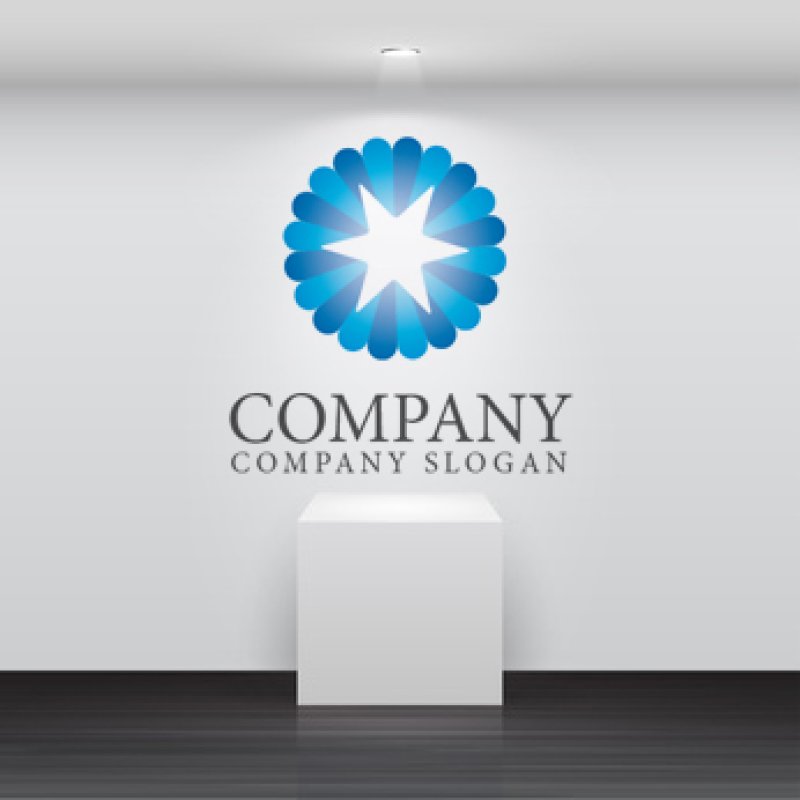 画像2: 星・花・輝き・ロゴ・マークデザイン041 (2)