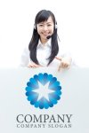 画像3: 星・花・輝き・ロゴ・マークデザイン041 (3)