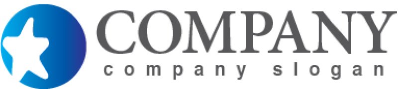 画像5: 輪・星・グラデーション・ロゴ・マークデザイン058 (5)