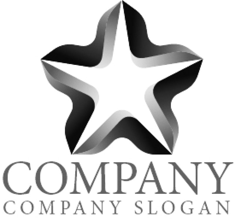 画像6: 星・グラデーション・ロゴ・マークデザイン064 (6)