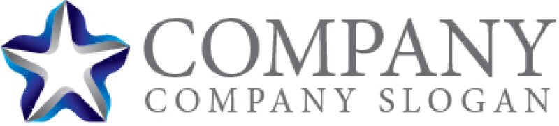 画像7: 星・グラデーション・ロゴ・マークデザイン064 (7)