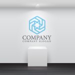 画像4: 星・花・輝き・六角形・回転・ロゴ・マークデザイン069 (4)