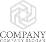 画像6: 星・花・輝き・六角形・回転・ロゴ・マークデザイン069 (6)