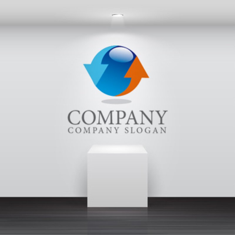 画像2: 矢印・循環ロゴ・マークデザイン140 (2)