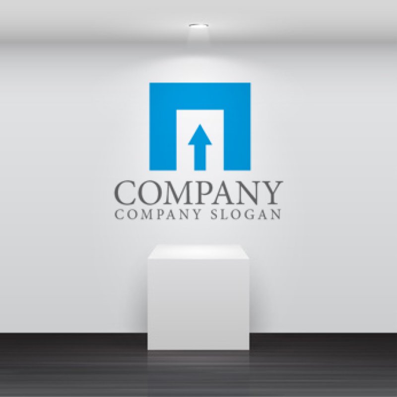 画像2: 上昇・会社・箱ロゴ・マークデザイン155 (2)