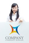 画像3: 色・光・融合ロゴ・マークデザイン162 (3)