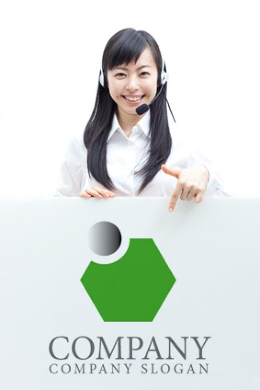 画像3: 六角形・ボール・頂点ロゴ・マークデザイン167 (3)