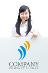 画像3: 水・上昇・波・ロゴ・マークデザイン192 (3)