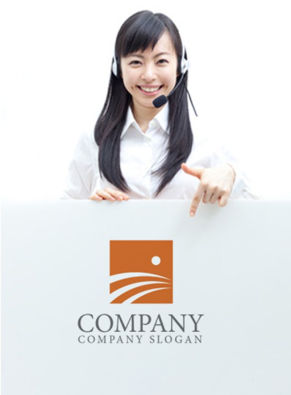 画像3: 四角・太陽・スピード・道ロゴ・マークデザイン204 (3)