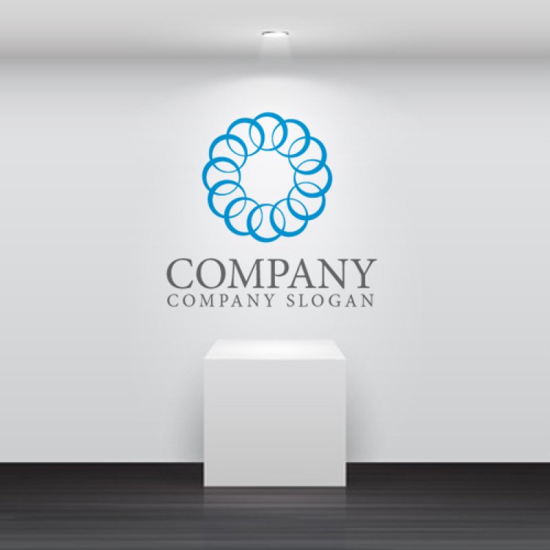 画像2: 輪・中心・回転・ロゴ・マークデザイン205 (2)