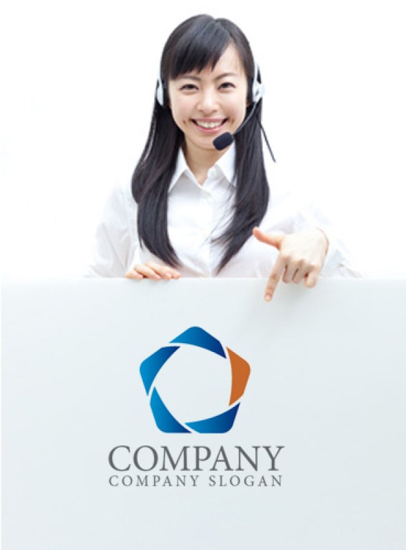 画像3: 五角形・輪・重なり・ロゴ・マークデザイン206 (3)