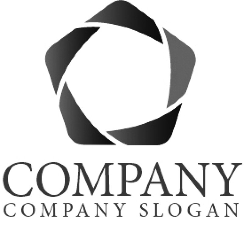 画像4: 五角形・輪・重なり・ロゴ・マークデザイン206 (4)