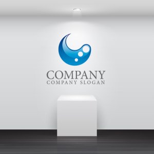 画像2: 水滴・泡・C・ロゴ・マークデザイン217