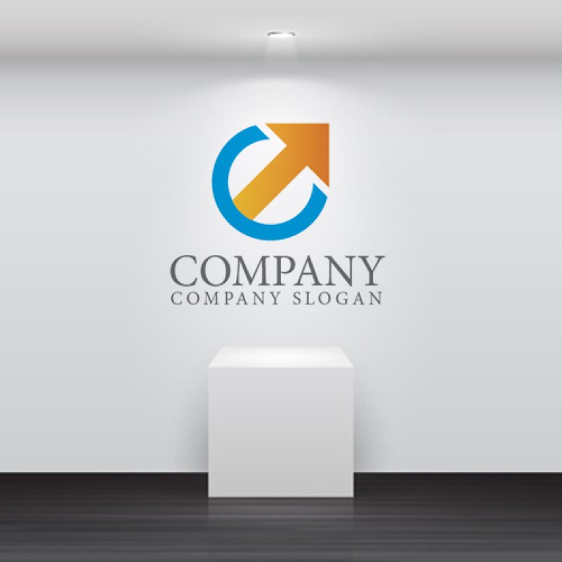 画像2: 矢印・上昇・輪・ロゴ・マークデザイン222 (2)