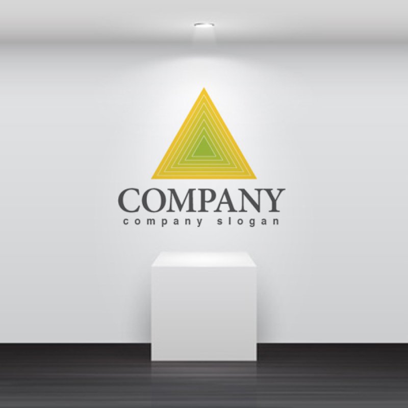 画像2: ピラミッド・線・三角・輝き・連続・ロゴ・マークデザイン280 (2)