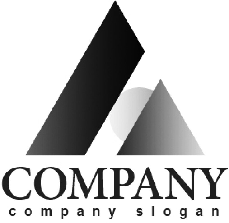 画像4: 三角・ピラミッド・山・太陽・グラデーション・ロゴ・マークデザイン285 (4)