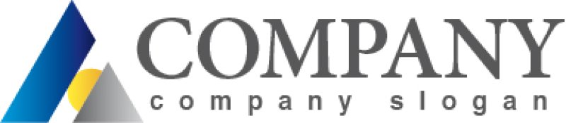 画像5: 三角・ピラミッド・山・太陽・グラデーション・ロゴ・マークデザイン285 (5)