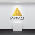 画像2: ピラミッド・山・三角・輝き・渦・ロゴ・マークデザイン287 (2)