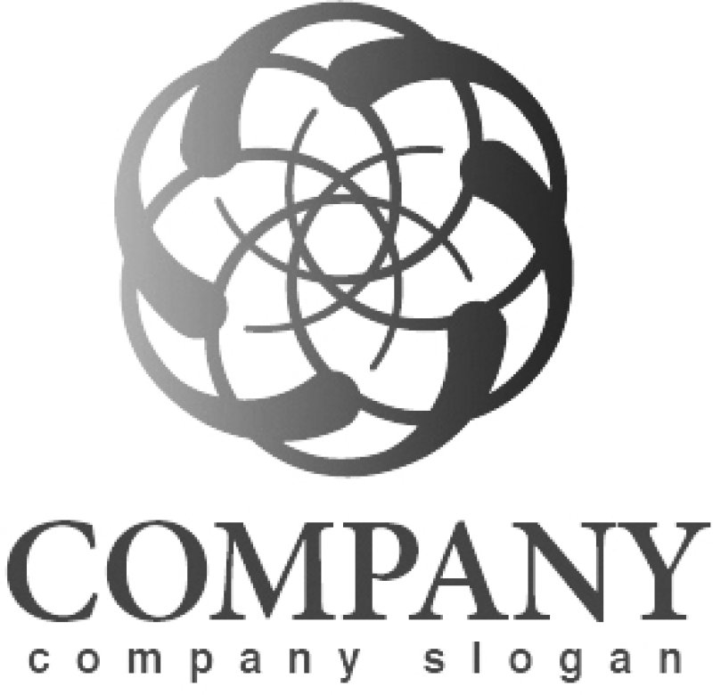 画像4: 輝き・輪・花・グラデーション・ロゴ・マークデザイン298 (4)