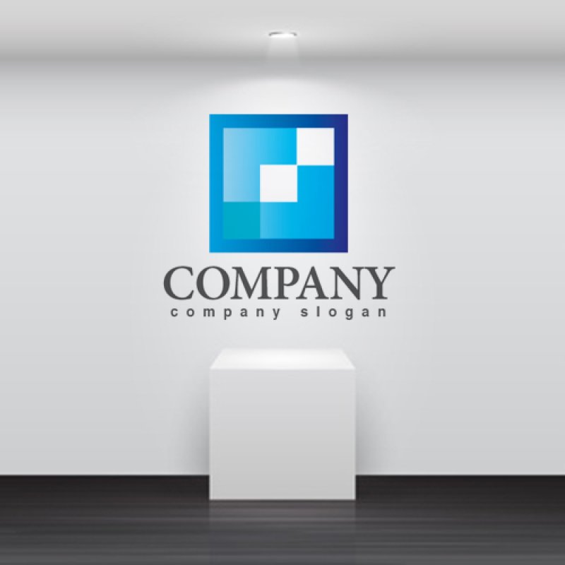 画像2: 四角・格子・畳・グラデーション・ロゴ・マークデザイン304 (2)