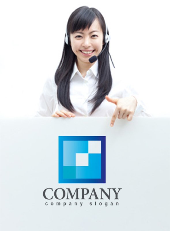 画像3: 四角・格子・畳・グラデーション・ロゴ・マークデザイン304 (3)