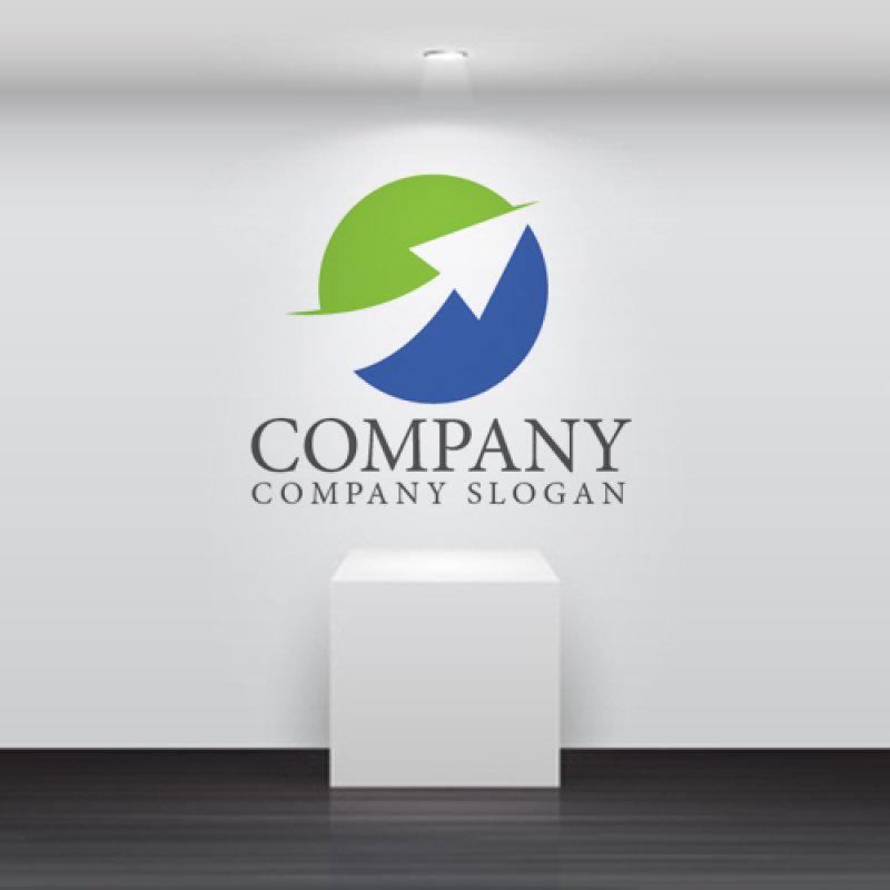 画像2: 輪・矢印・上昇・ロゴ・マークデザイン312 (2)